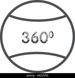 Set of 3d view, technologies, reality icons Stock Vector