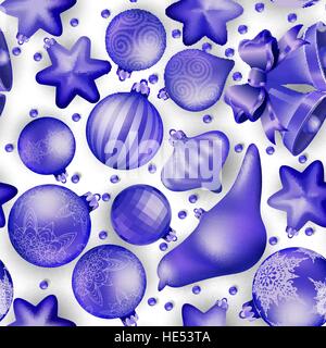 Seamless Christmas background. EPS 10 Stock Vector Image & Art - Alamy