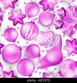 Seamless Christmas background. EPS 10 Stock Vector