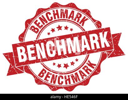 benchmark stamp. sign. seal Stock Vector