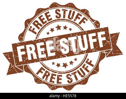 free stuff stamp. sign. seal Stock Vector