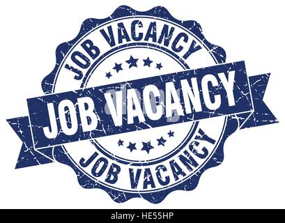 job vacancy sign. job vacancy round ribbon sticker. job vacancy tag Stock  Vector Image & Art - Alamy