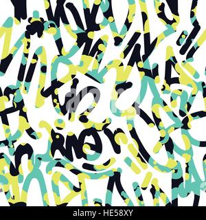 Vector tags seamless pattern Stock Vector