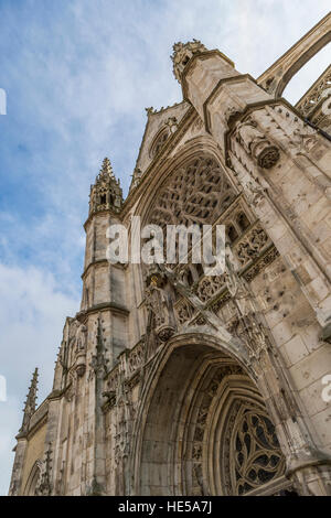 Gothic style Eglis (church) St-Éloi, Dunkirk, France. Stock Photo