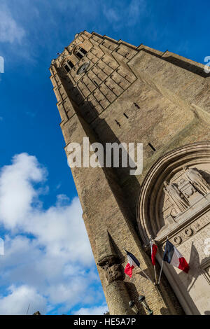 Medieval Belfry of Dunkirk, France, Stock Photo