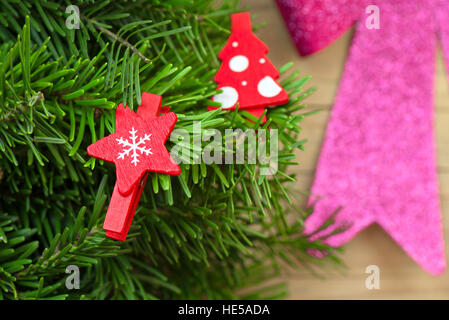 Star shaped Christmas decoration Stock Photo