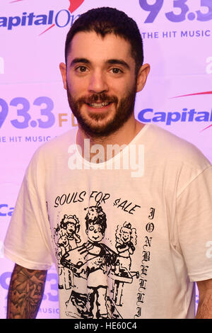 Tampa, Florida, USA. 17th Dec, 2016. Jon Bellion on the Red Carpet at 93.3FLZ's iHeart Radio Jingle Ball at Amalie Arena in Tampa, FL on Dec 17, 2016 Credit: The Photo Access/Alamy Live News Stock Photo