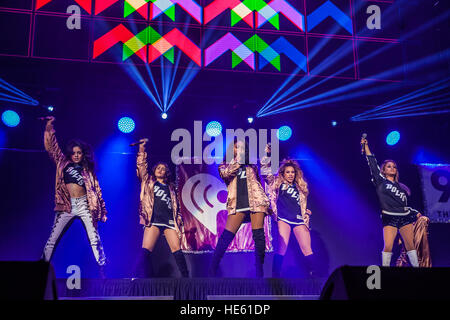 Tampa, Florida, USA. 17th Dec, 2016. Fifth Harmony performing at 93.3 FLZ's iHeartRadio Jingle Ball on December 17, 2016 at Amalie Arena in Tampa, Florida. Credit: The Photo Access/Alamy Live News Stock Photo
