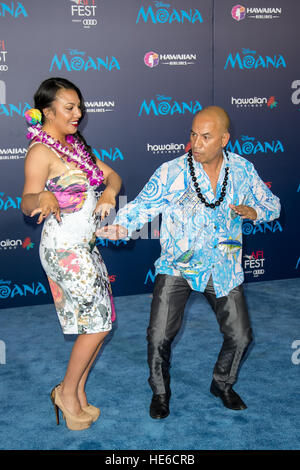 Temuera Morrison attending the premiere of Disney's 'Moana,' during AFI FEST 2016 presented by Audi, held at the El Capitan Theatre in Hollywood, California.  Featuring: Temuera Morrison Where: Los Angeles, California, United States When: 14 Nov 2016 Stock Photo