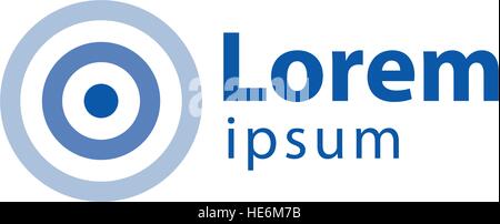 Target Logo Concept Design Stock Vector