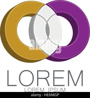 CO Logo Concept Design, EPS 8 supported. Stock Vector