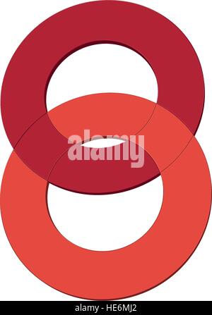 OO Icon Concept Design, EPS 8 supported. Stock Vector