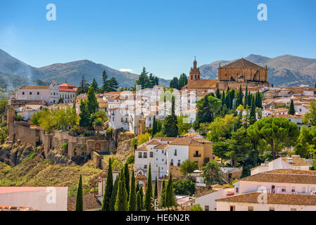Ronda, Spain old town townscape. Stock Photo