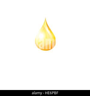 Graphic Icon drop of oil on a white background Stock Vector