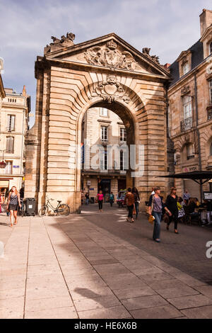 Porte Dijeaux in Bordeaux, France. Stock Photo