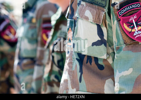 Afghan National Army Commandos graduate from a specialized training ...