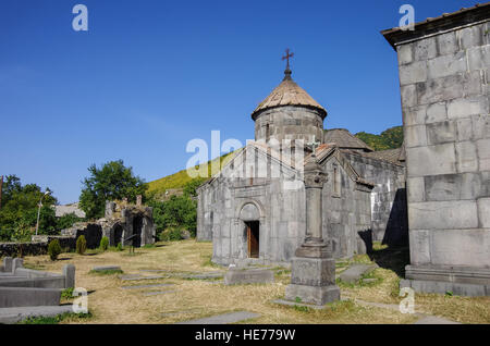 Haghpat, Armenia - September 17, 2013: Haghpatavank (Haghpat Monastery), a medieval Armenian monastery complex in It's a UNESCO World Heritage site Stock Photo