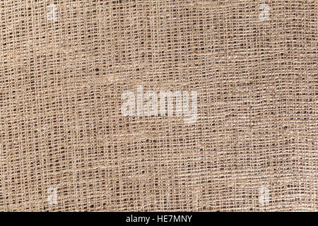 abstract background texture of natural burlap cloth Stock Photo