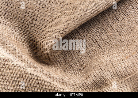 abstract background texture of natural burlap cloth Stock Photo