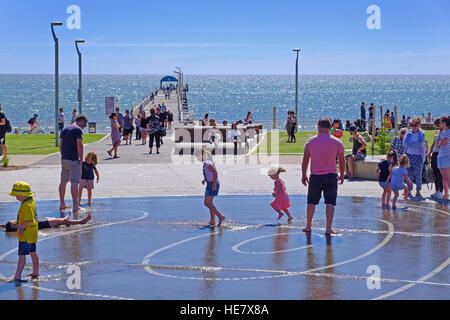 Henley Beach, a coastal suburb of Adelaide, South Australia Stock Photo