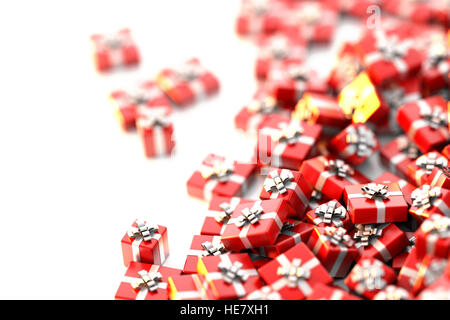 Infinite gift boxes 3d rendering background Stock Photo - Alamy