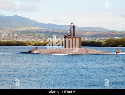 Republic of Korea Chang Bogoclass submarine ROKS Lee Eokgi Stock Photo