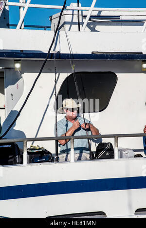 New Jersey coastal charter fishing. Stock Photo