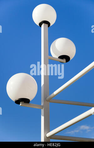 Street lanterns  against the blue sky Stock Photo