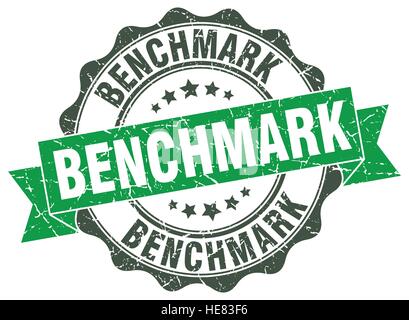 benchmark stamp. sign. seal Stock Vector