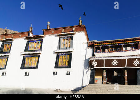 Lhasa: Monastery Drepung; Ganden Palace, Tibet, China Stock Photo