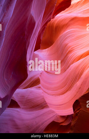 Famous Antelope canyon near Page, Arizona Stock Photo