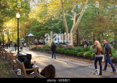 Historic Rittenhouse Square in Autumn with Evelyn Taylor Price Memorial ...