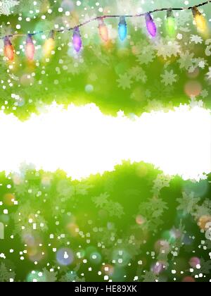 Abstract green christmas background. EPS 10 Stock Vector