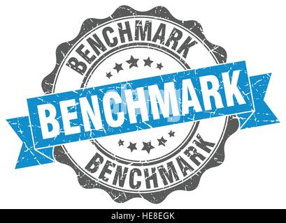 benchmark stamp. sign. seal Stock Vector