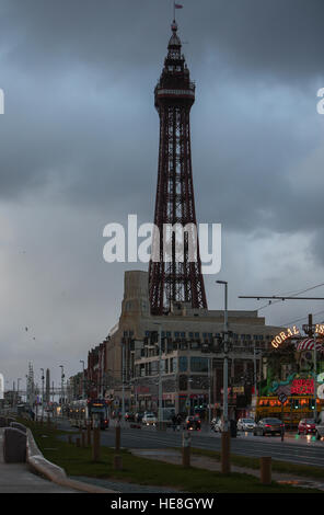 Blackpool is lashed by high winds and heavy rain Featuring: View Where ...