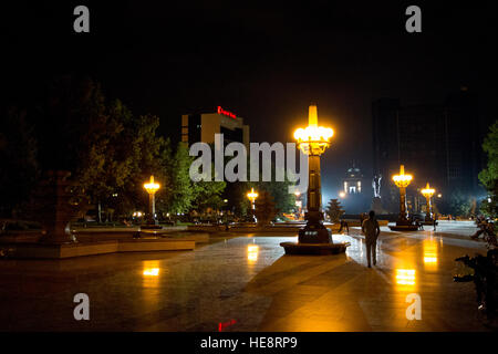 One of parks capital of Baku Stock Photo