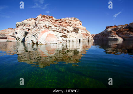 Lake Powell and the Glen Canyon National Recreation area Arizona, USA Stock Photo