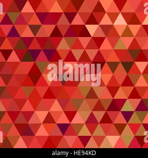 abstract vector geometric triangle background - red and green Stock Vector