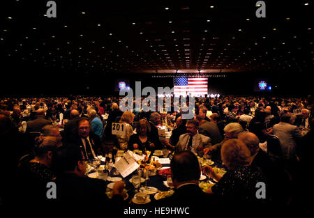 Approximately 2,300 veterans at the Veterans of Foreign Wars (VFW) convention in Reno, Nev. Aug. 28, 2006. Rumsfeld received the 2006 VFW Dwight D. Eisenhower Award in recognition of his contributions towards securing the nation from foreign threats.Dept. of Defense  U.S. Air Force Staff Sgt. D. Myles Cullen (released) Stock Photo