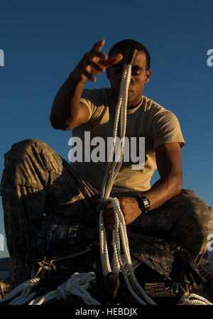 Parachute riggers from the 11th Quartermaster, 82nd Sustainment Brigade ...