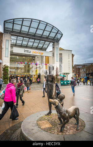 The Chimes shopping centre in Uxbridge, London, UK Stock Photo