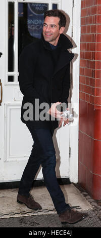 Celebs and their professional partners arrive at Blackpool Tower for rehearsals  Featuring: Gethin Jones Where: Blackpool, United Kingdom When: 18 Nov 2016 Stock Photo