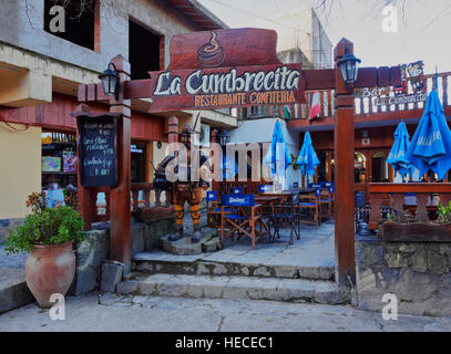 Argentina, Cordoba Province, Calamuchita Valley, View of La Cumbrecita. Stock Photo