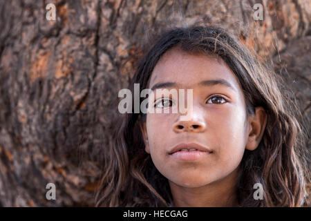 Poor street child, Jodhpur, Rajasthan, India Stock Photo