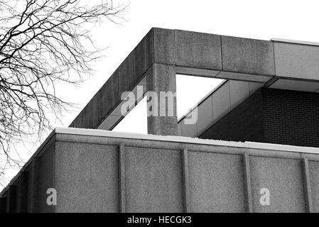 Northwestern University building wall Stock Photo