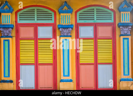 The historic villa of Tan Teng Niah, a pioneering Chinese businessman in Little India, Singapore Stock Photo