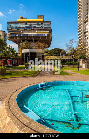 Argentina, Buenos Aires Province, City of Buenos Aires, Recoleta, View of the National Library of the Argentine Republic. Stock Photo