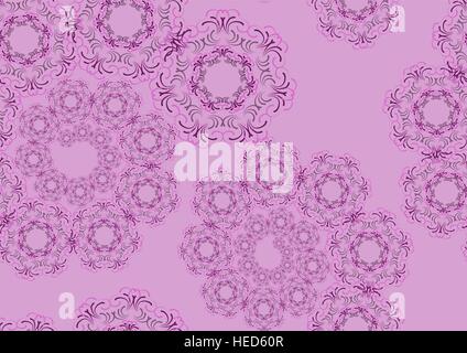 abstract seamless purple background with waves Stock Vector