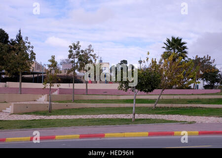 View of Yeruham town in the Negev desert southern Israel. Stock Photo