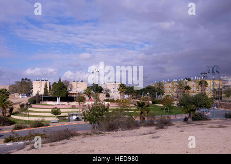 View of Yeruham town in the Negev desert southern Israel. Stock Photo